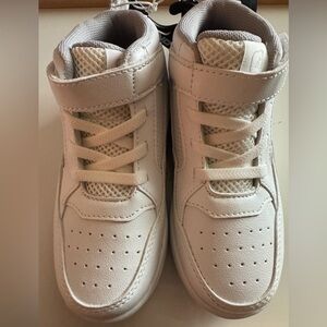 Toddler Boys White Sneakers Size 10 Hightop